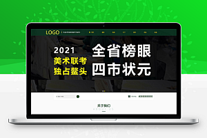 【中文模板】高考志愿报考 墨绿款 响应式模板