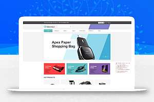 【外贸模板】家用电器及消费电子 灰色款 响应式模板包含html+CSS+Js+字体文件全套